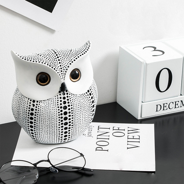 TD® Pois hibou arbre résine lumière luxe moderne minimaliste artisanat maison meuble TV décoration créative européenne